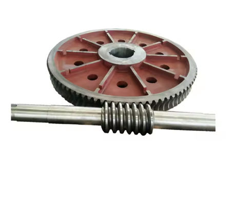 ความแข็งแรงสูง Custom Worm Gears Shaft หนอนขนาดใหญ่ Gear OEM มี